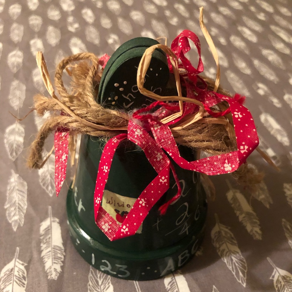 Hand-painted Teacher Appreciation Bell